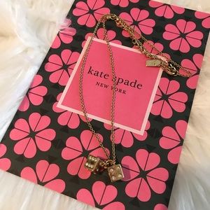 kate spade Jewelry - 🖤 SOLD 🖤Kate Spade Lucky Streak Dice Necklace kate spade Jewelry - 🖤 SOLD 🖤Kate Spade Lucky Streak Dice Necklace